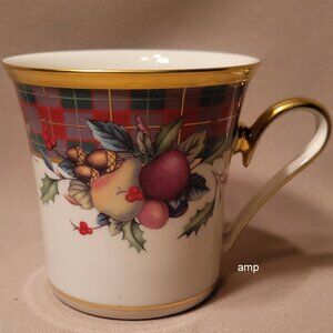 Lenox Holiday Tartan Mug (3 1/2") EXCELLENT!